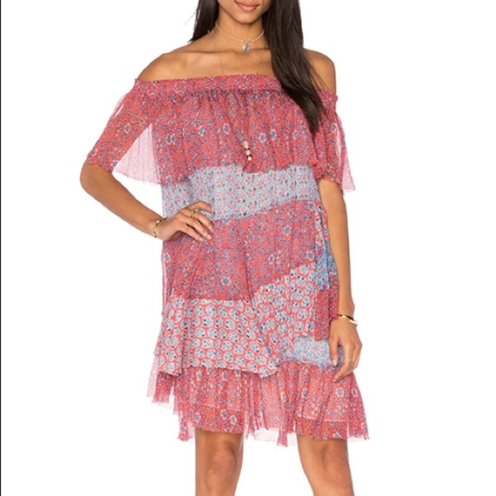 Rebecca Taylor Off Shoulder Amanda Dress $595